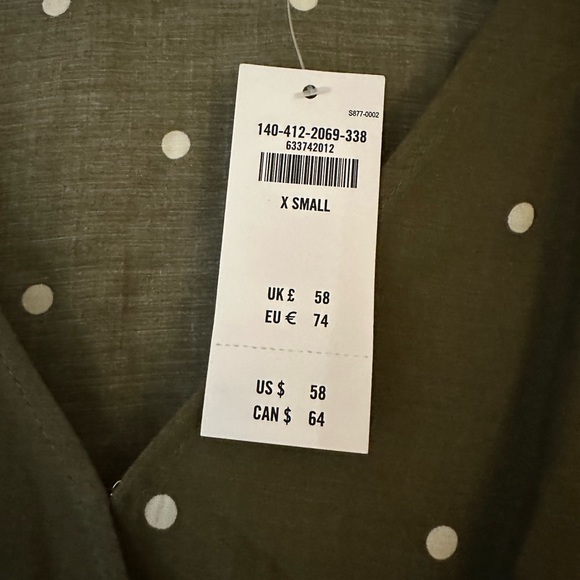 Abercrombie and Fitch polkadot Blouse - Picture 2 of 5